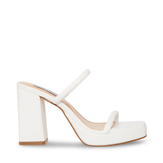 Polly Platform Dress Sandals, Womens, 8.5m, White