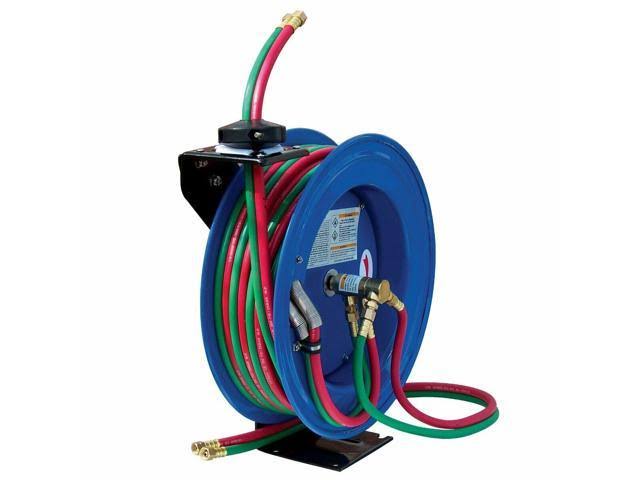 Pneumatic Cp3684 1/4" X 50' Dual-Hose Twin Welding Welders Reel Tool