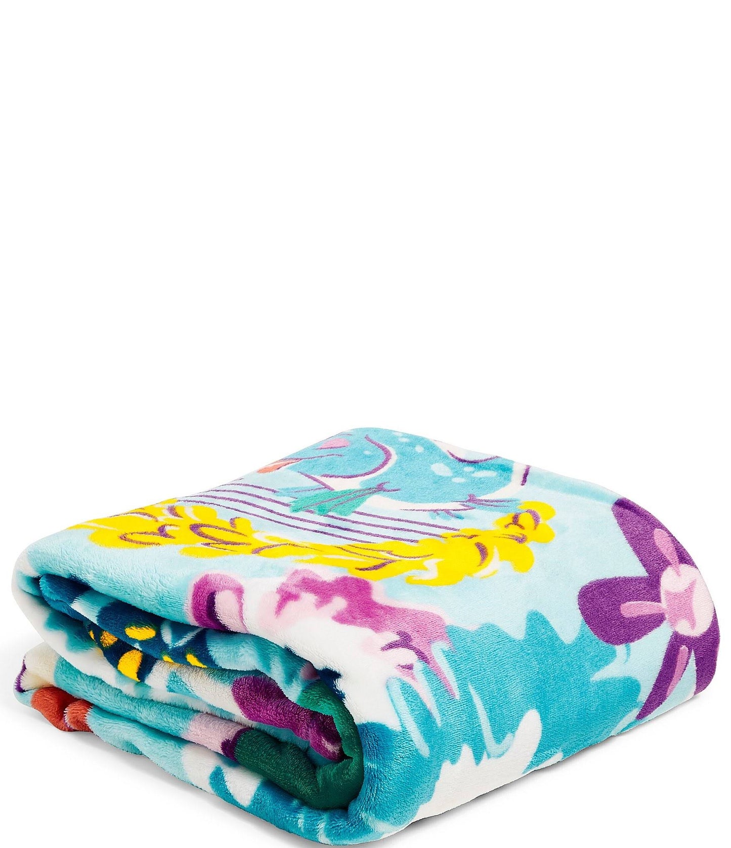 Plush Throw Blanket In Ariel Floral