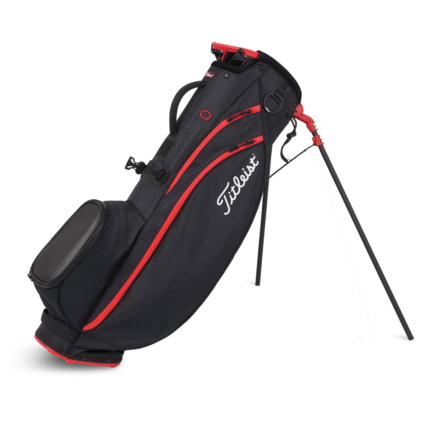 Players 4 Carbon-S Stand Bag Black/Black/Red