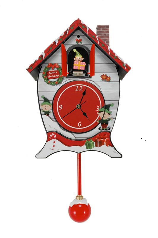 Pole Musical Cuckoo Clock, 10 X 14"