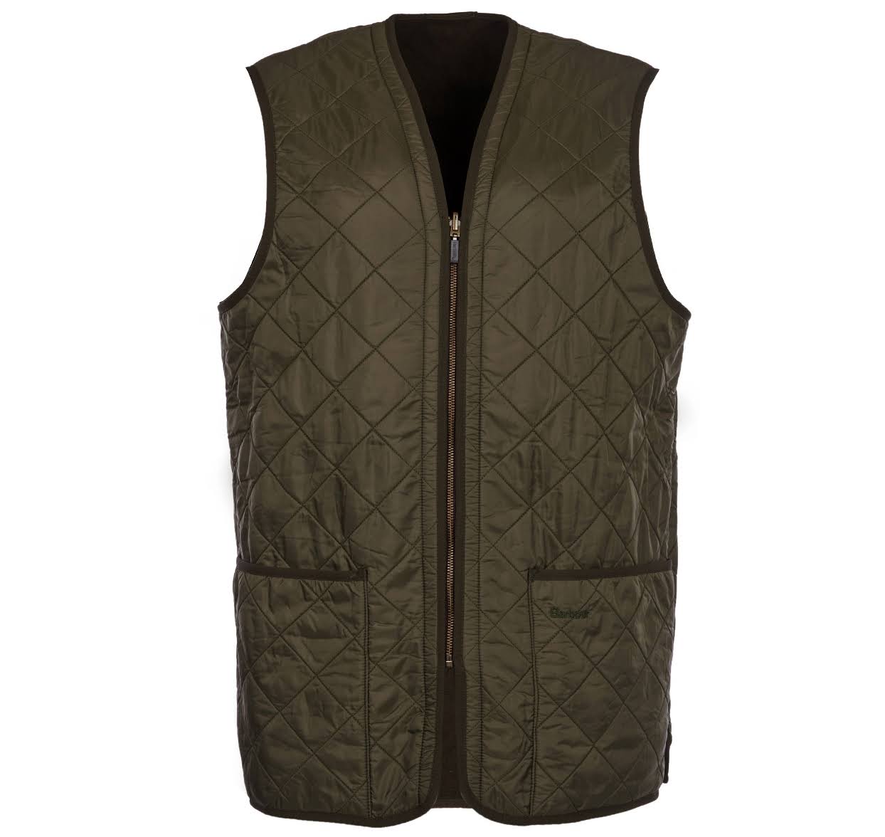 Polarquilt Waistcoat Zip-In Liner Olive L