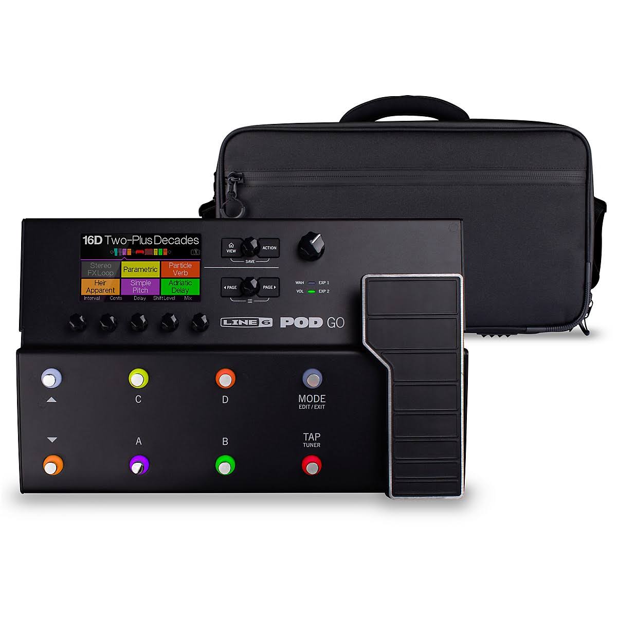 Pod Go Guitar Multi-Effects Processor With Shoulder Bag