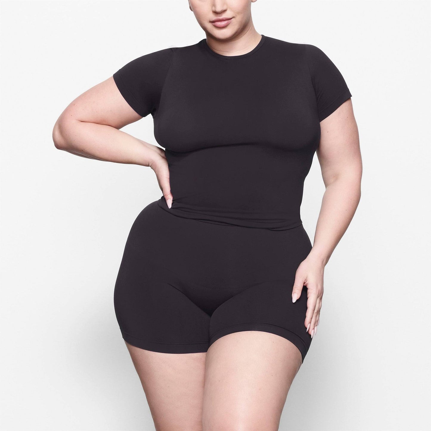 Plus Size T-Shirt | Black | 3x | Soft Smoothing