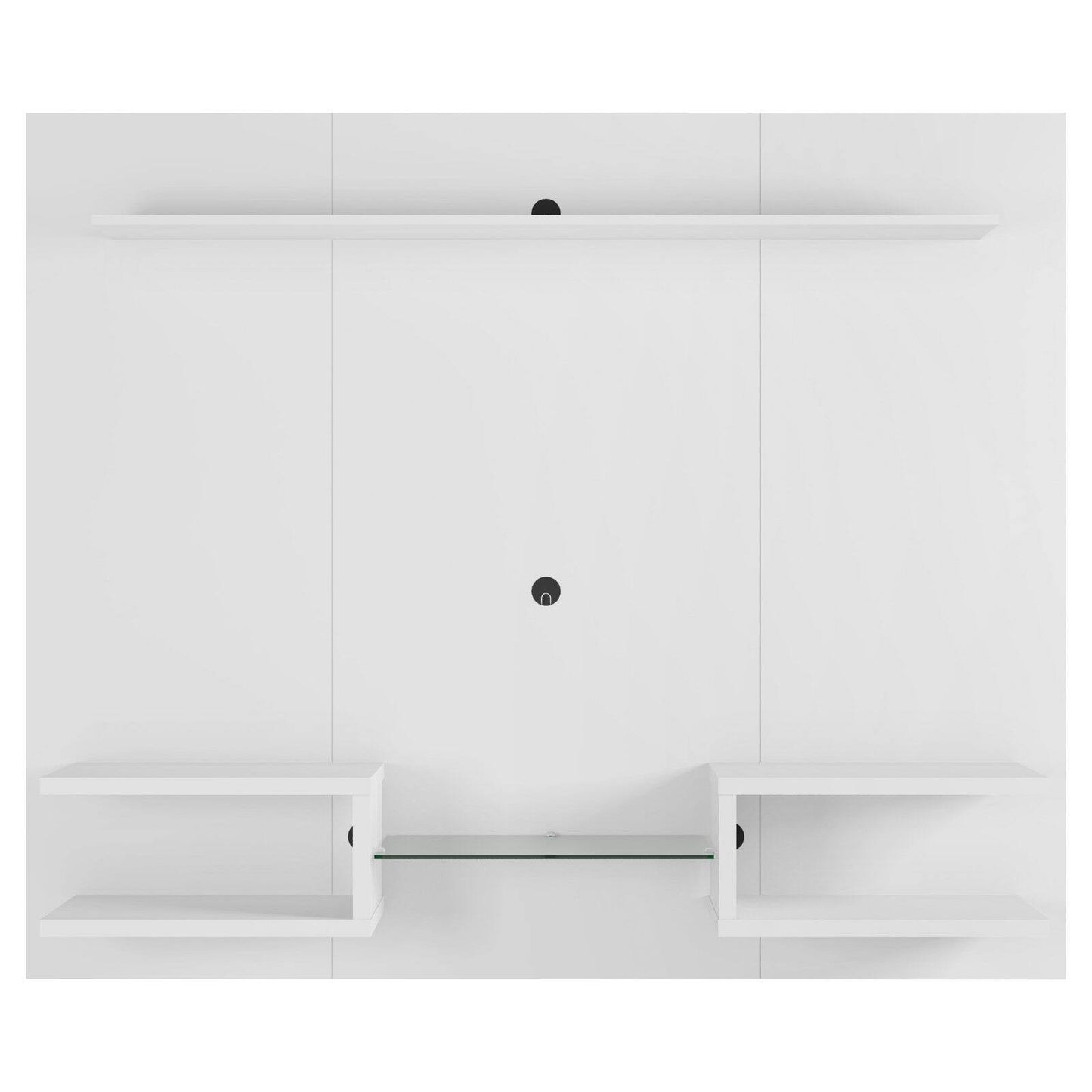 Plaza 64.25 Modern Floating Wall Entertainment Center, White