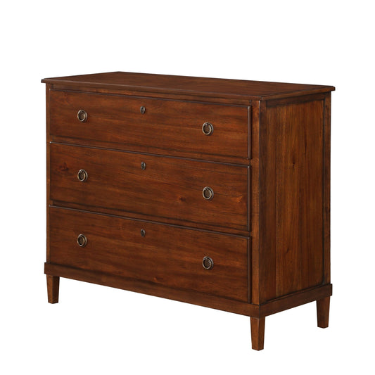 Pointe Cambridge Brown 3 Drawer Dresser