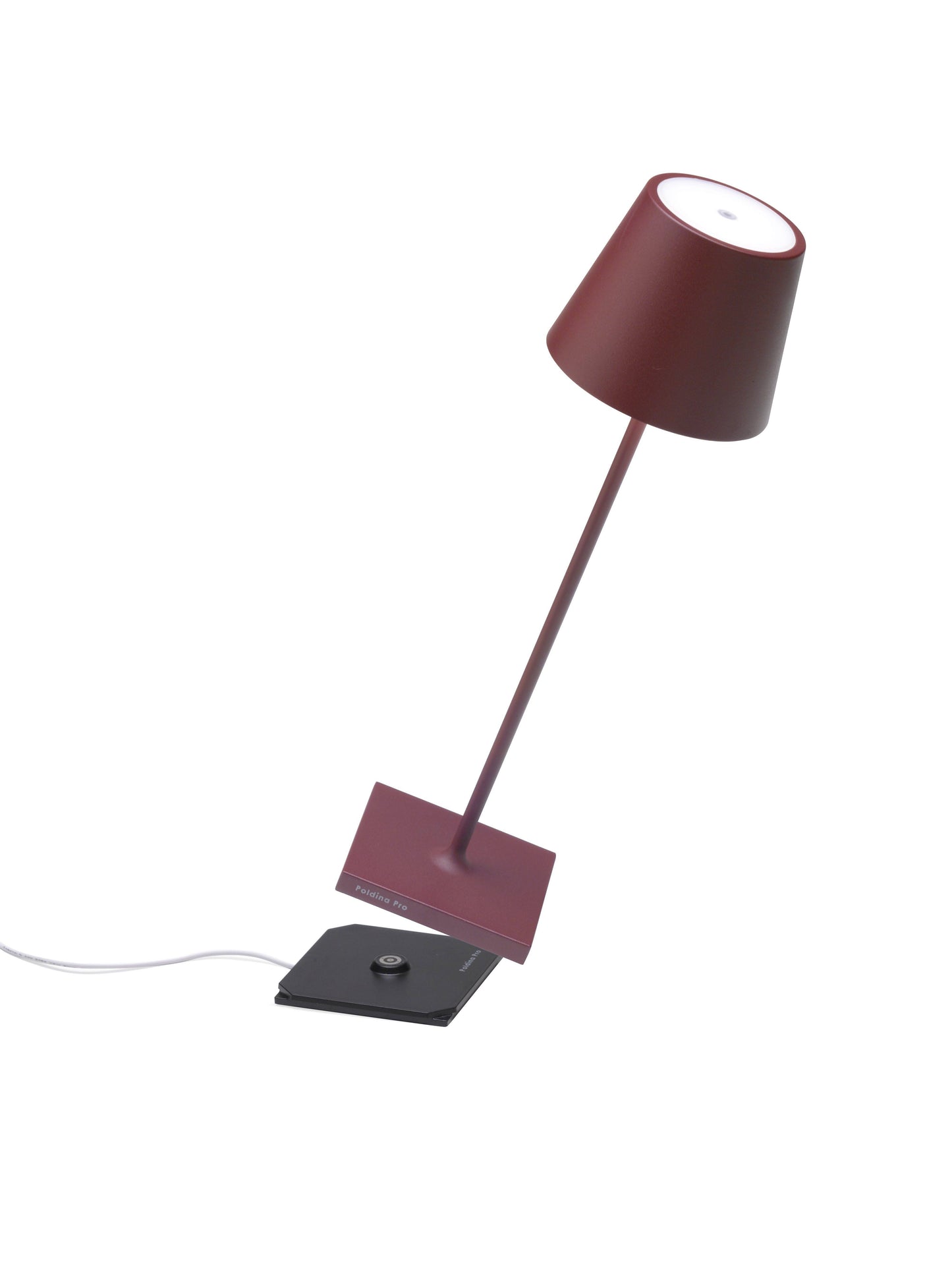 Poldina Pro Led Rechargeable Table Lamp Bordeaux