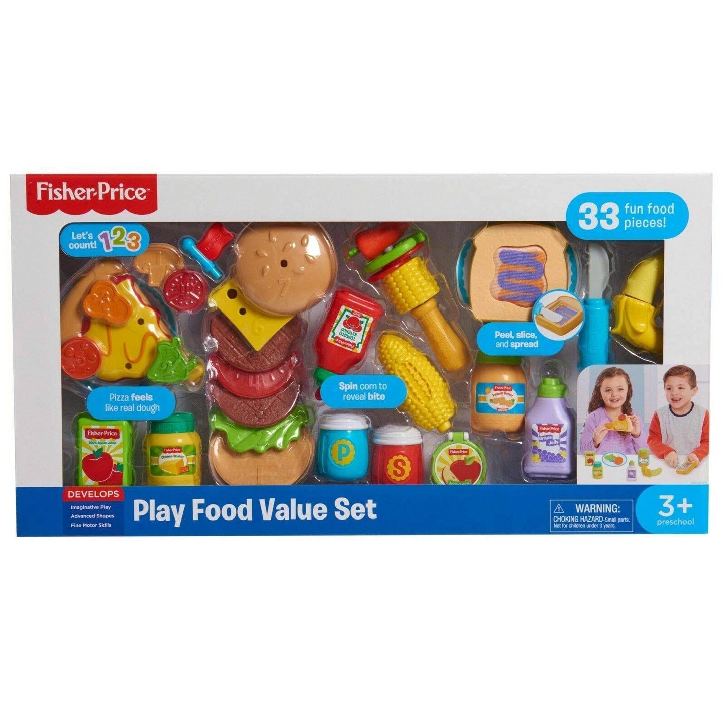 Play Food Set - 33 Pieces