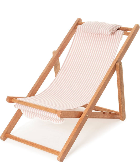 Pleasure Mini Sling Chair - Laurens Navy Stripe