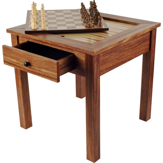 Play! 3-In-1 Chess And Backgammon Table Set