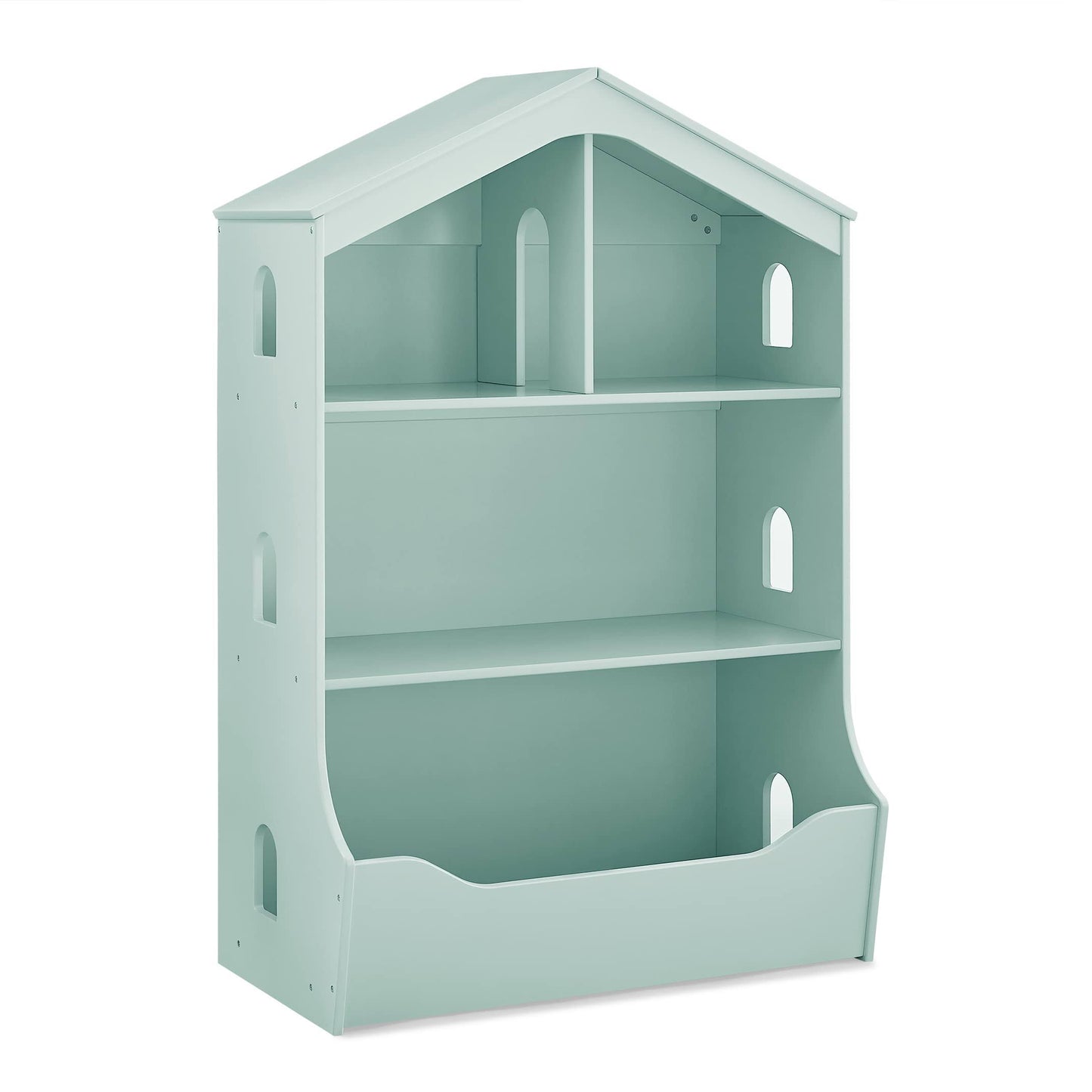 Playhouse Bookcase With Toy Storage - Grey