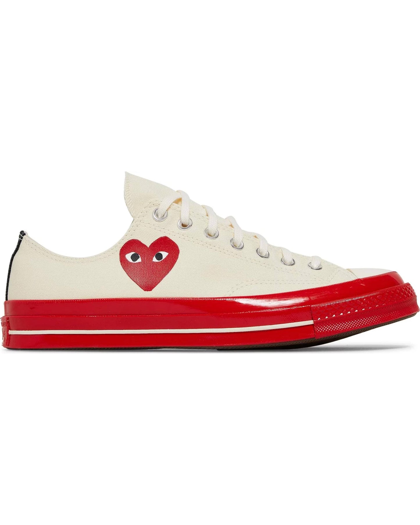 Play Off-White & Red Converse Edition Chuck 70 Low-Top Sneakers