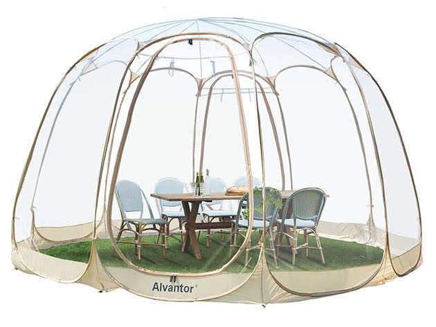 Pop Up Bubble Tent - Weatherproof Screen House - Beige