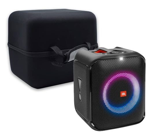 Partybox Encore Essential Portable Party Speaker Bundle With Gsport Case (Black)