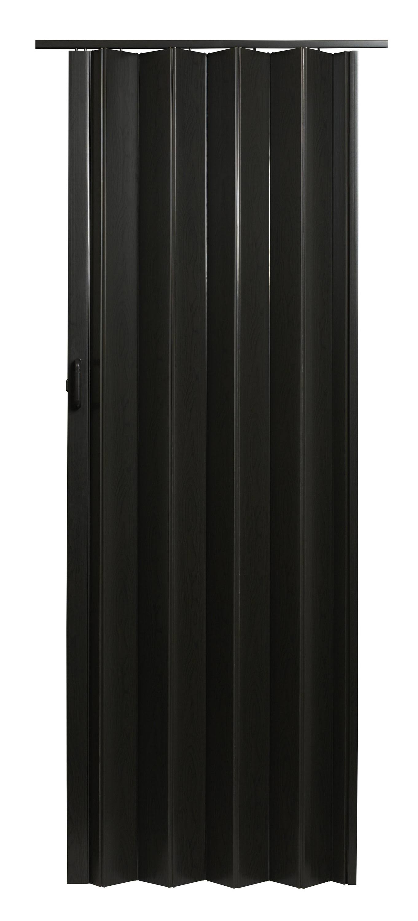 Plaza Vinyl Accordion Door 36" X 80" Espresso