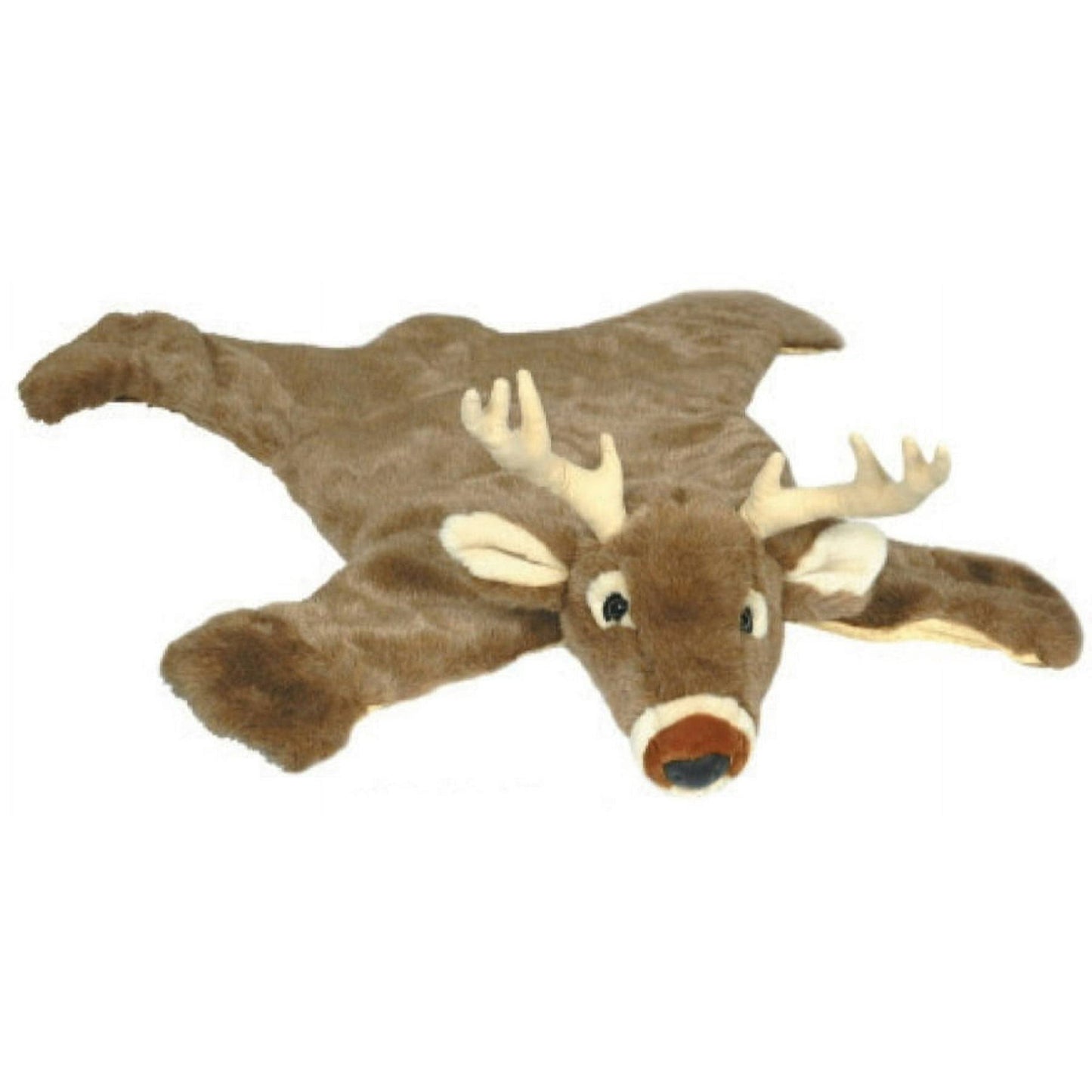 Plush White Tail Deer Animal Rug Small