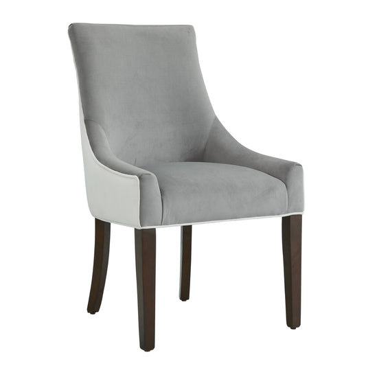 Pointe Jolie Navy Blue Upholstered Dining Chair