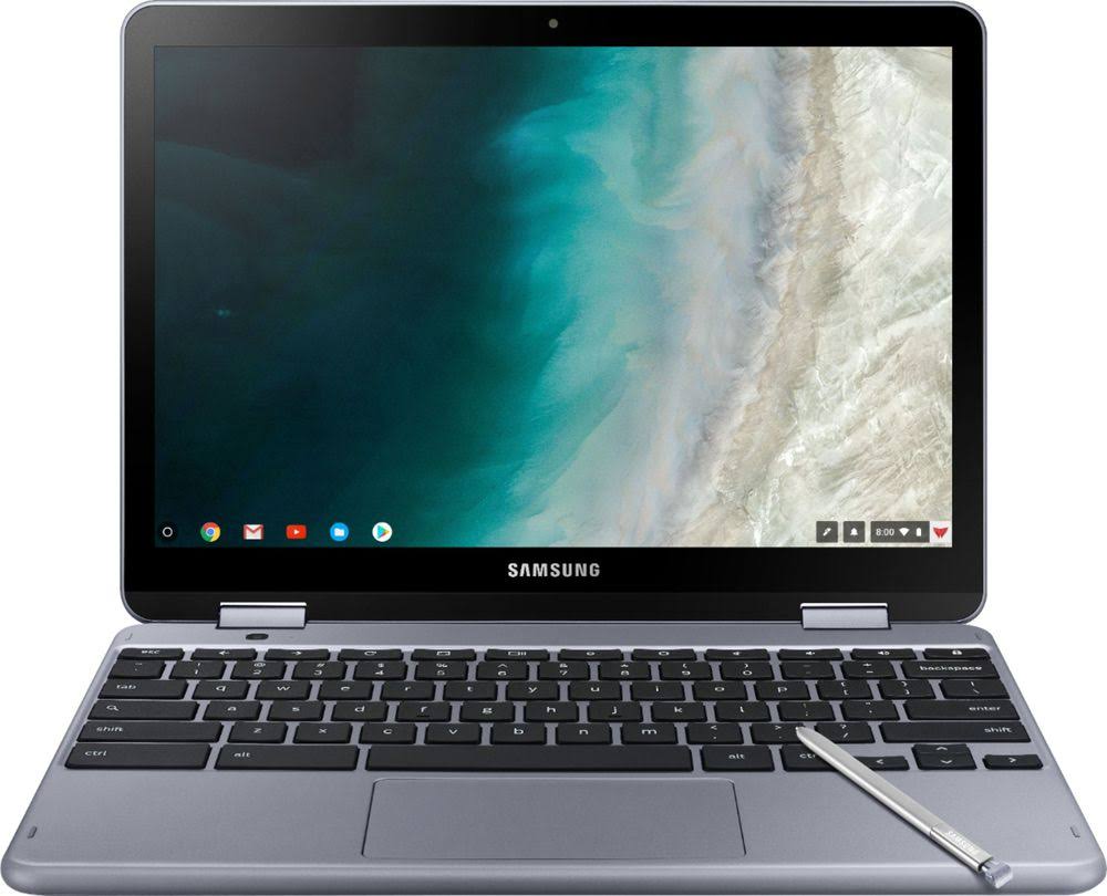 Plus 2-In-1 12.2" Touch-Screen Chromebook - Intel Celeron - 4gb Memory - 32gb Emmc Flash Memory - Stealth Silver