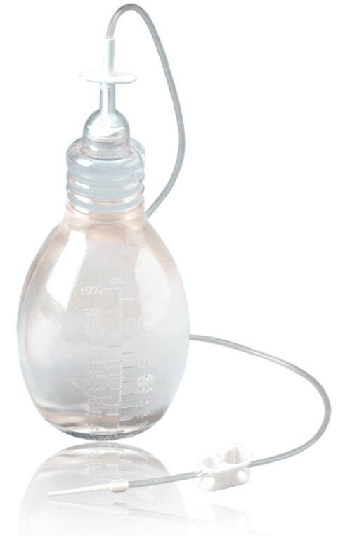 Pleurx Vacuum Bottle With Drainage Line,50-7205b,500ml,10/Case