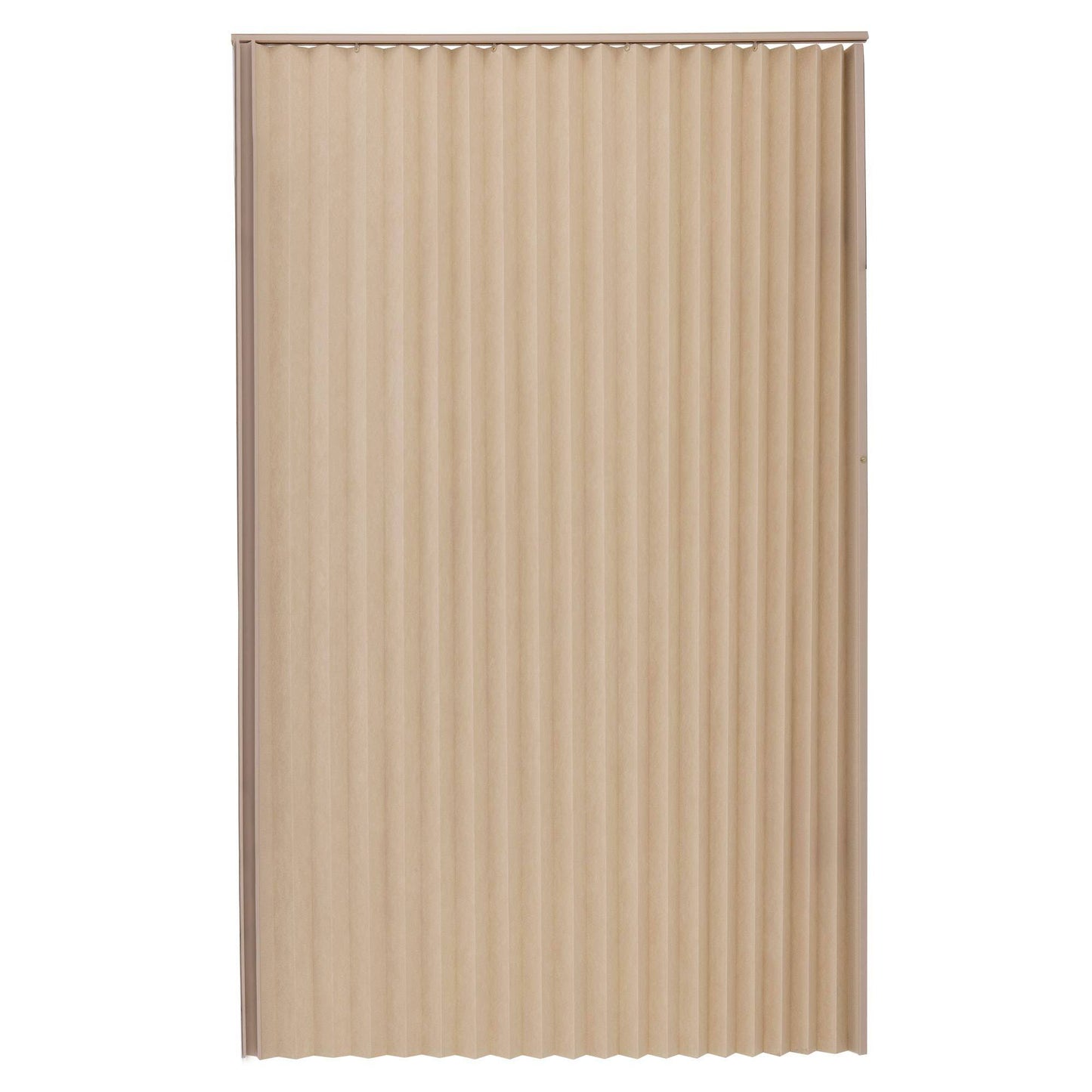 Pleated Folding Door 24" X 75" Tan