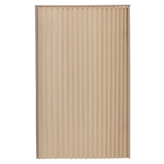 Pleated Folding Door 24" X 75" Tan