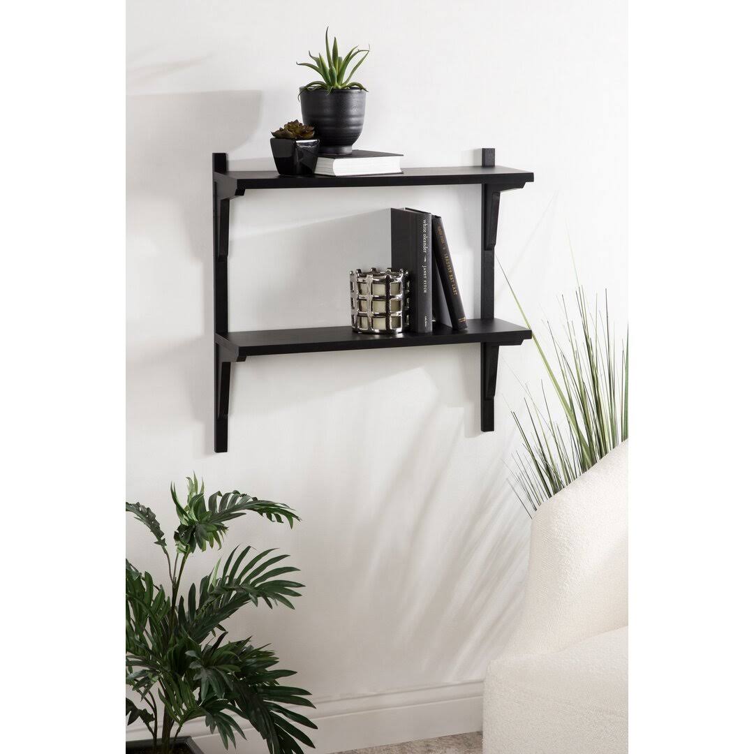 Poplar Solid Wood Wall Shelf Finish: Natural