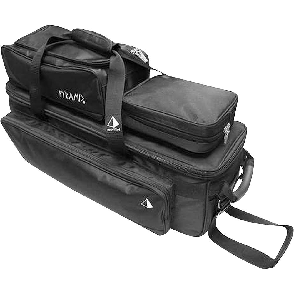 Path Triple Tote Roller Plus Black/Purple-Bowling Bags