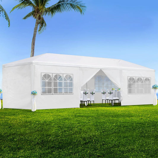 Party Tent, White Tents For Parties, Graduation, Birthday And Wedding, Large Event Tents, Outside Gazebo Tent For Garden And Backyard