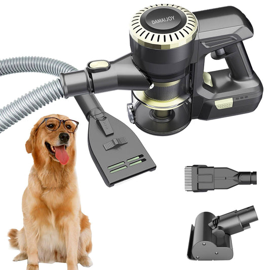 Patent Dog Vacuum For Shedding Grooming Pet Hair Remover Cat Fur Deshedding