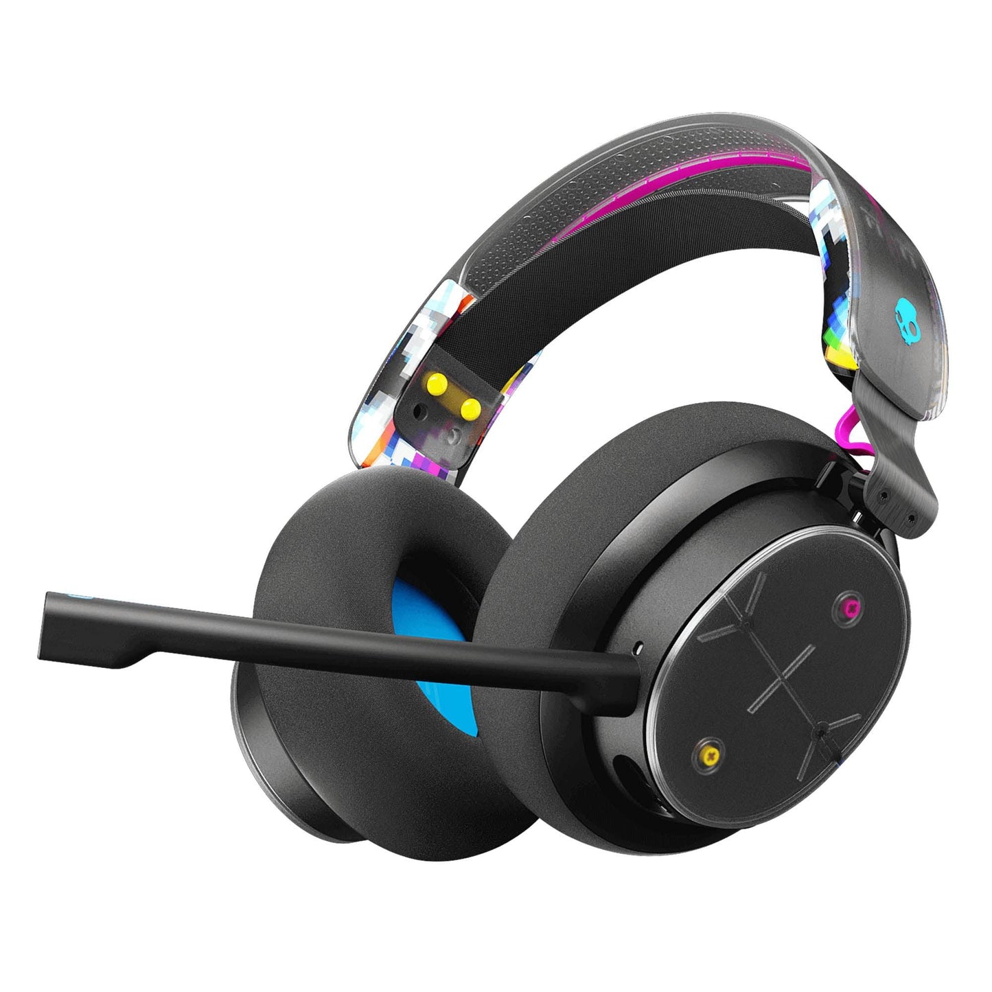 Plyr Wired/Wireless Over-Ear Gaming Headset (Black Digi-Hype)