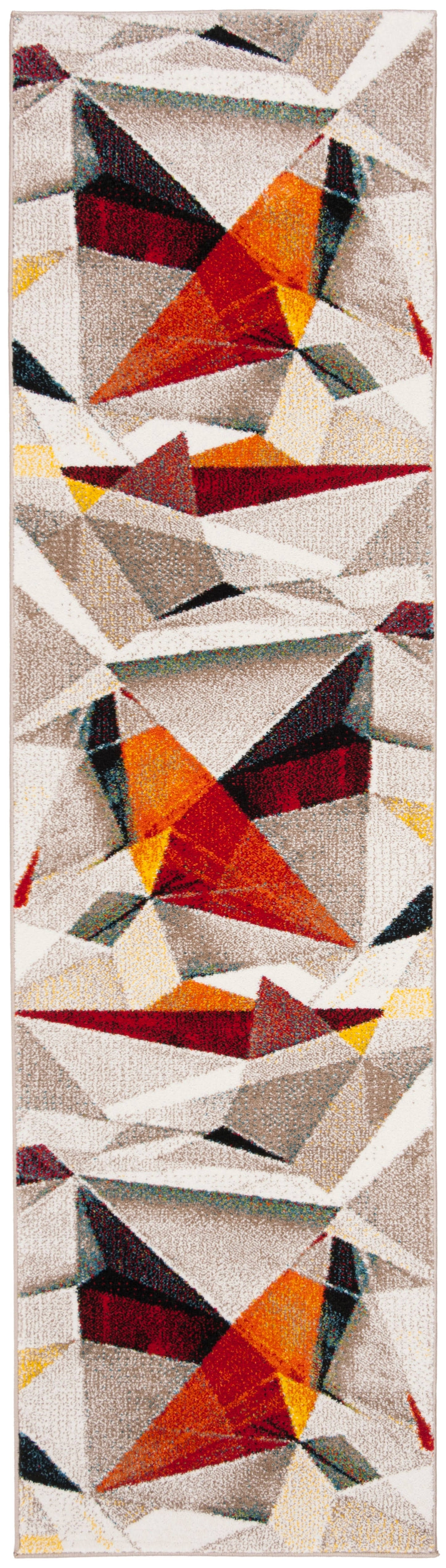 Porcello Prl6940f Light Grey/Orange 9' X 12' Area Rug