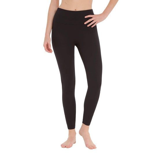 Ponte-Knit Ankle Leggings - Classic Black - Size S