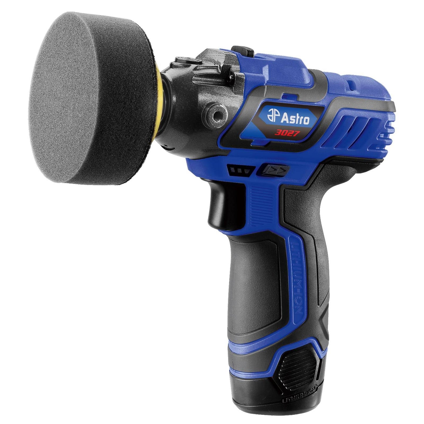 Pneumatic - 3027 - 12v 3" Mini Cordless Pistol Polisher With 2 Batteries