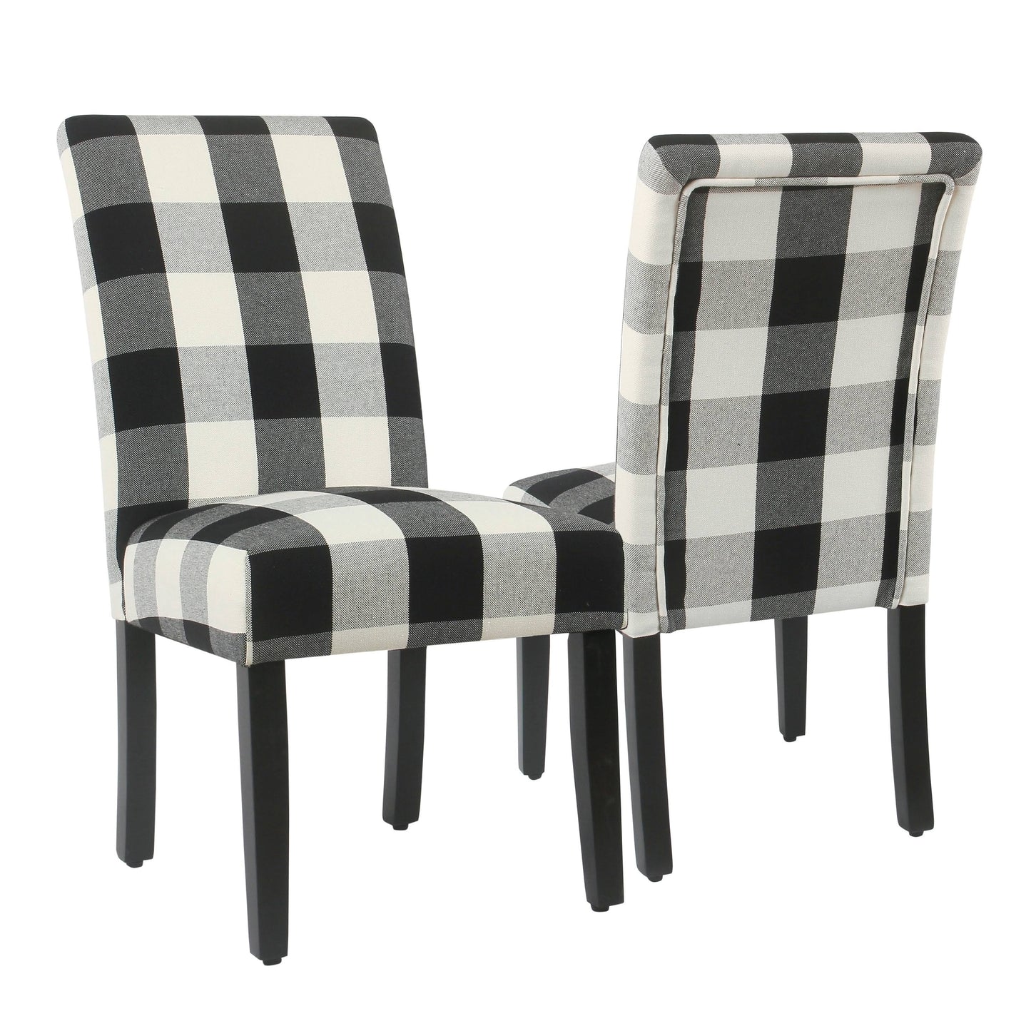 Parsons Dining Chair - Blue Plaid (Set Of 2)