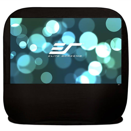 Pop-Up Cinema Series 92" Outdoor Projector Screen - Black Trim