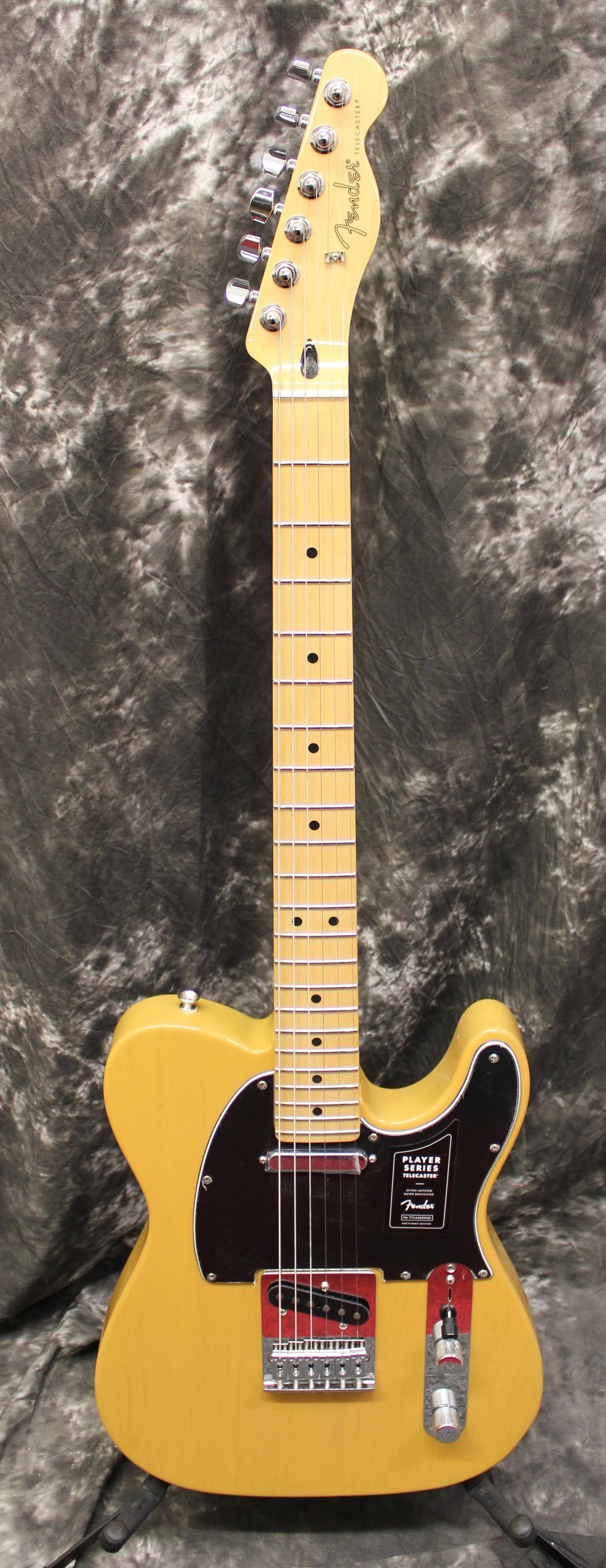 Player Telecaster With Maple Fretboard Butterscotch Blonde