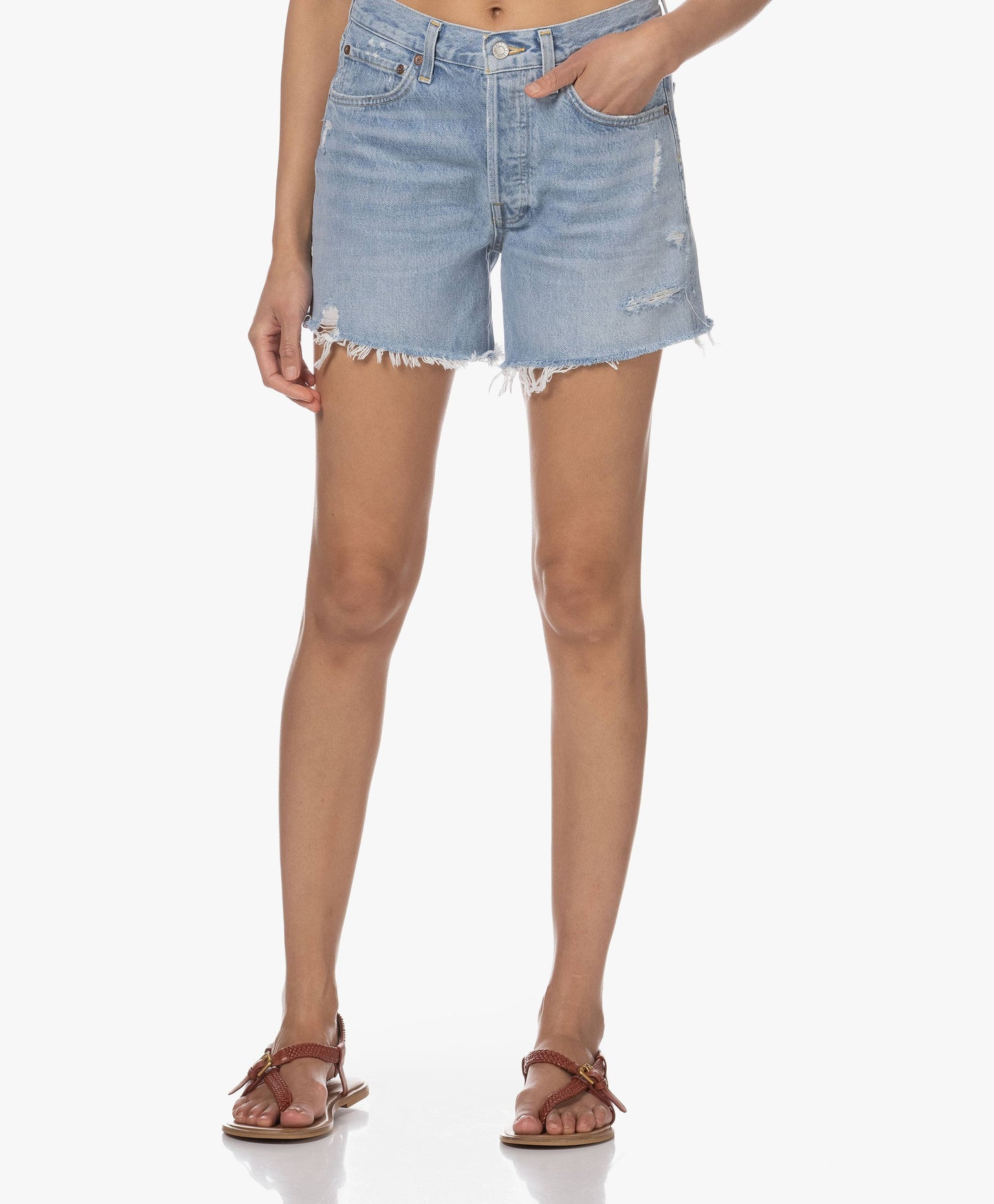 Parker Swapmeet Long Denim Shorts