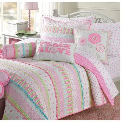 Pastel Quilt Set Size: Twin