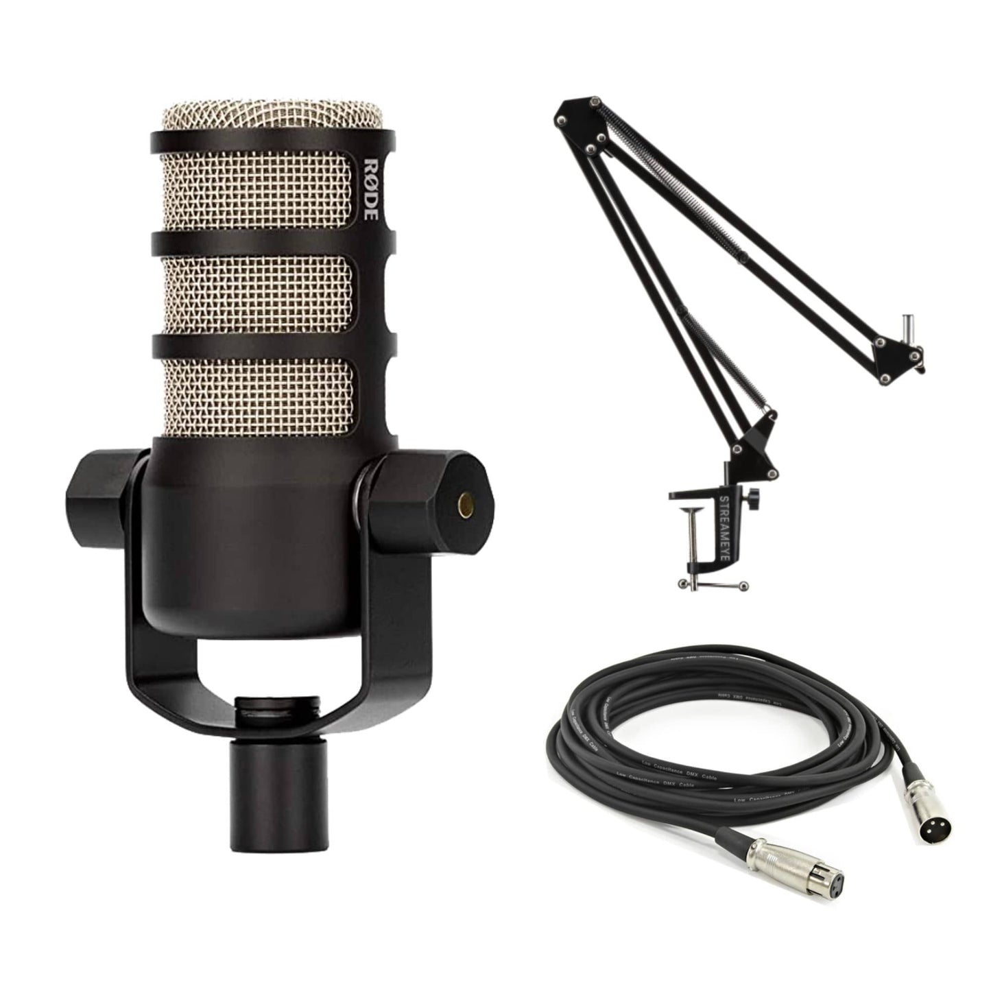 Podmic, Boomarm1, Xlr, Cloth Black 2022