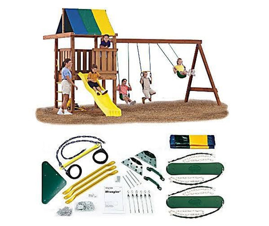 Playsets Wrangler Diy Playset Hardware Kit, Slide And Lumber Not Included