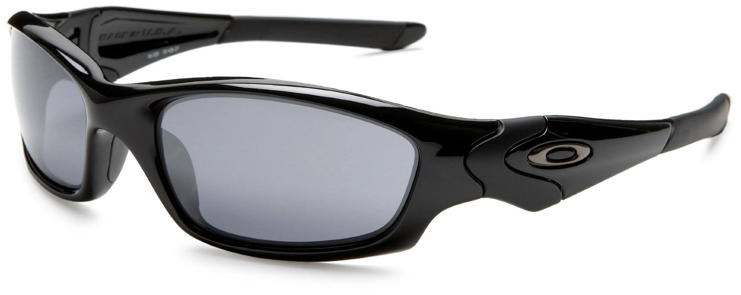 Polarized Straight Jacket Sunglasses - Matte Black/Grey