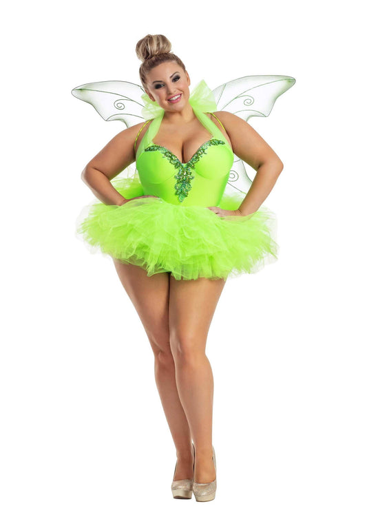 Plus Size Twinkling Tink Costume