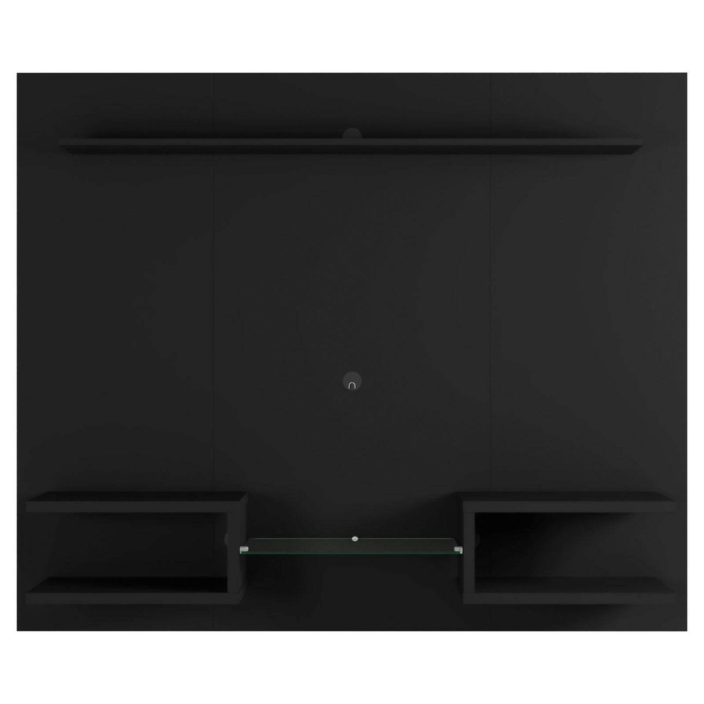 Plaza 64.25 Modern Floating Wall Entertainment Center, Black