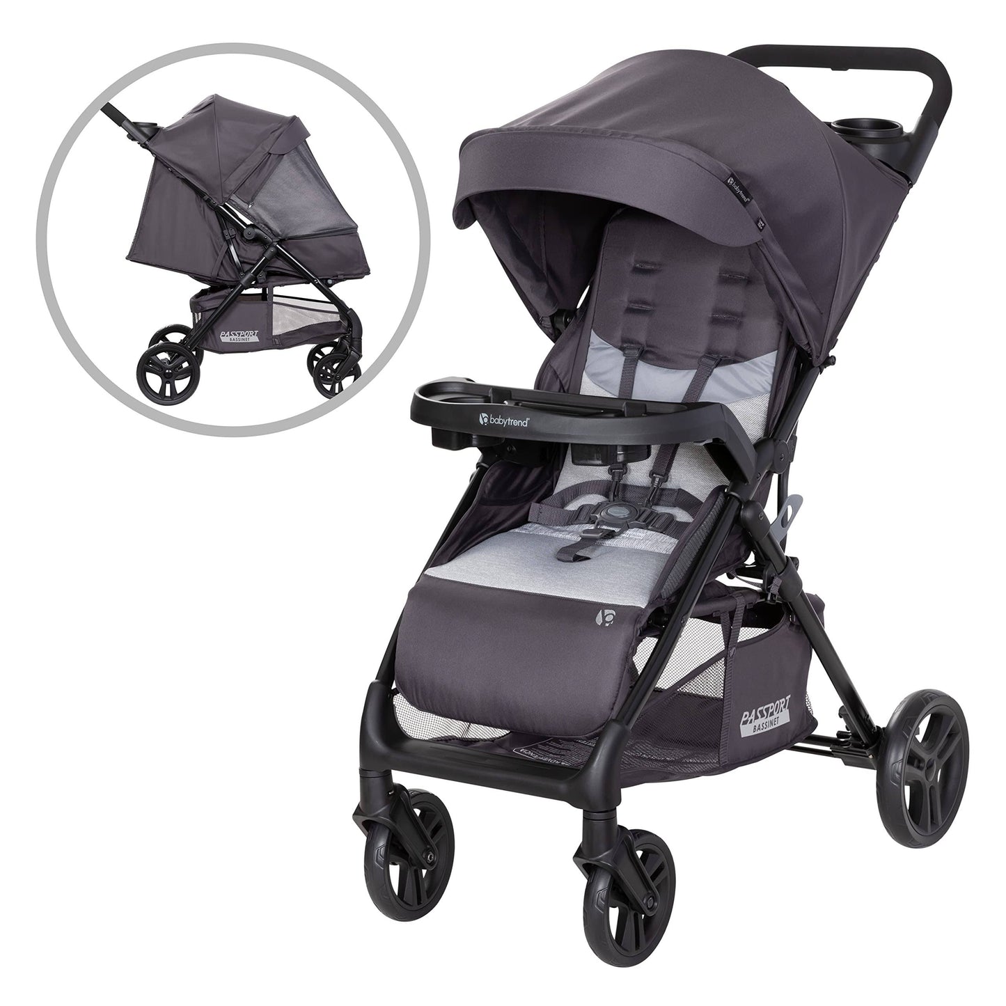 Passport Bassinet Stroller - Silver Sky