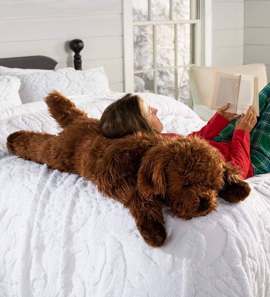 Plush Labradoodle Body Pillow