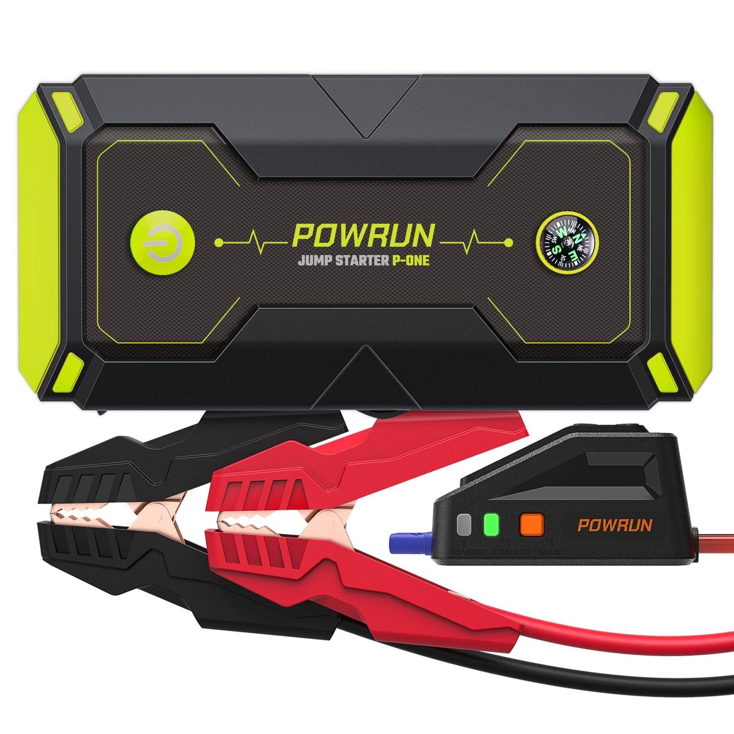 P-One Jump Starter, 2000a Portable Jump Box - Car Jump Starter Battery Pack