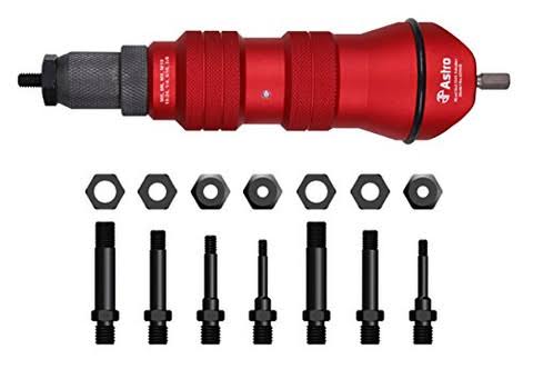 Pneumatic Tool Adn38 3/8" Capacity Xl Rivet Nut Drill Adapter Kit