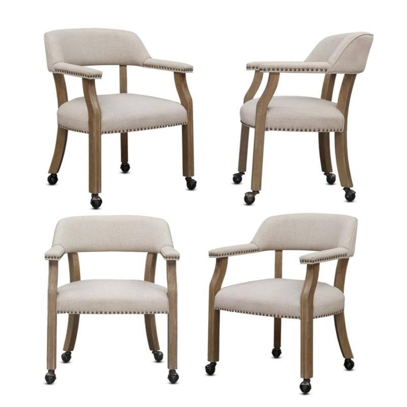 Pointe Millstone Game Or Dining Chairs - Set Of 4